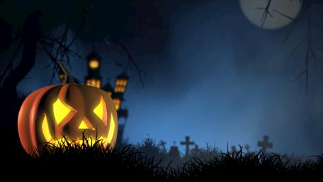 Halloween pumpkin lantern wallpaper