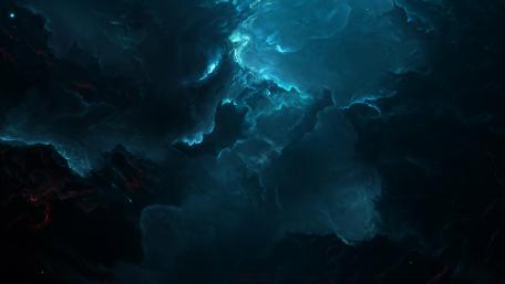 Cloudy night sky wallpaper