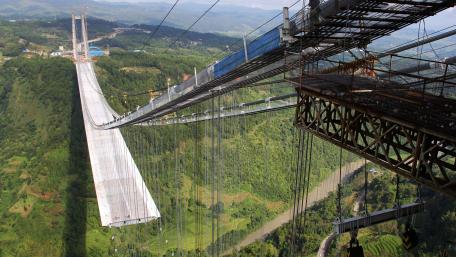 Longjiang Bridge Under Construction wallpaper