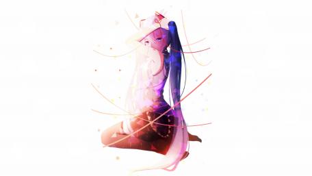 Hatsune Miku vocaloid girl anime art wallpaper