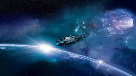 Wormhole wallpaper