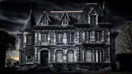 Haunted castle wallpaper