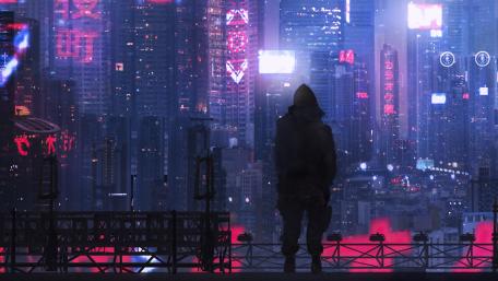 Future city wallpaper