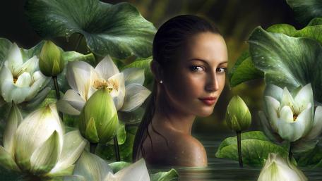 Fantasy girl wallpaper