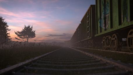 Abandoned Train wallpaper