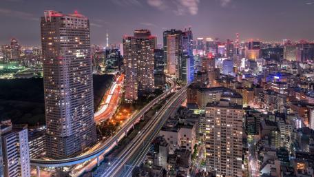 Tokyo skyline wallpaper