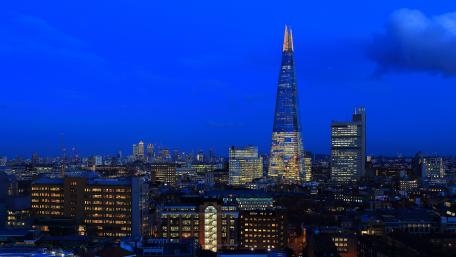 The Shard at night (London) wallpaper
