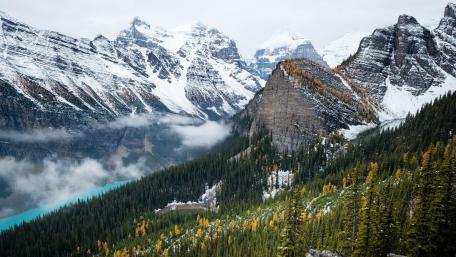 Winter Mountain Majesty wallpaper