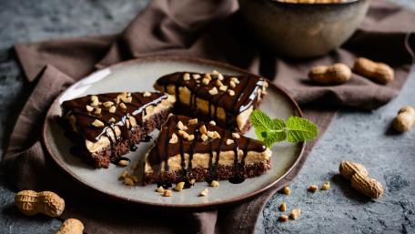 Chocolate Peanut Delight in 4K wallpaper