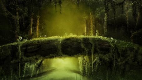 Fantasy jungle wallpaper