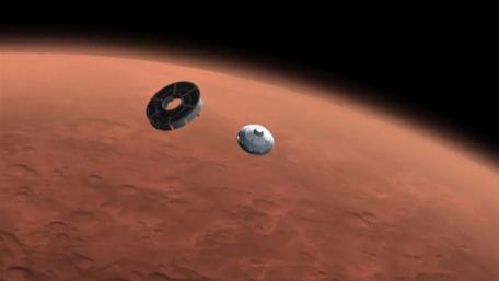 Mars Curiosity Landing wallpaper