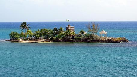 Private island in Jamaica wallpaper