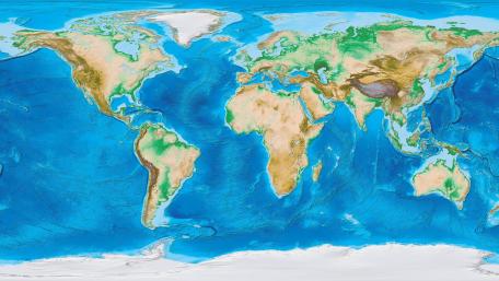 Relief map wallpaper