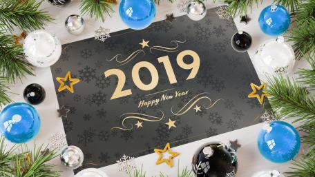 2019 New Year wallpaper