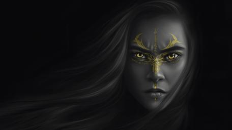 Warrior woman wallpaper