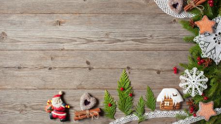 Gingerbread decoration wallpaper
