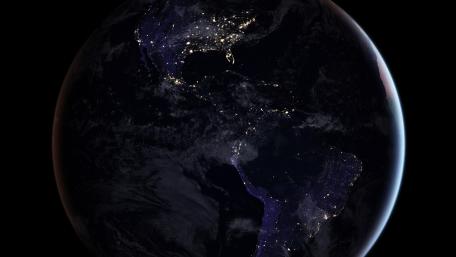 The Black Marble 2016 (The Americas) wallpaper