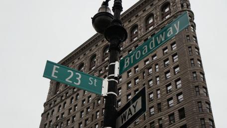 Flatiron Building in New York City wallpaper