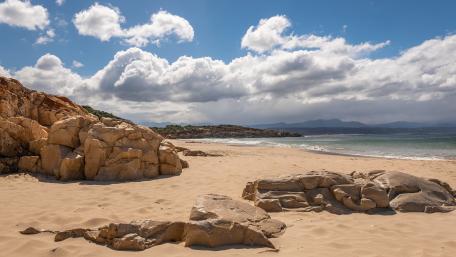 Empty beach wallpaper