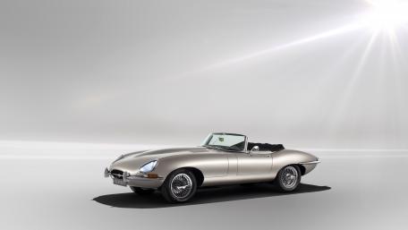 Jaguar E-Type Zero all-electric car wallpaper