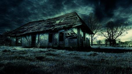 Abandoned house wallpaper