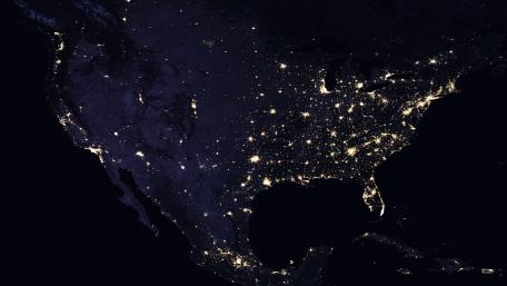 Night Lights Of North America 2016 wallpaper