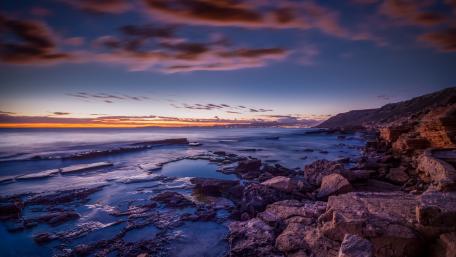 Majorca Island coastline at sunset wallpaper