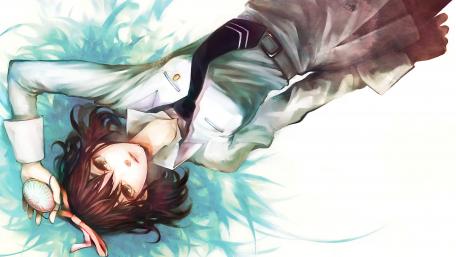 Student anime girl wallpaper
