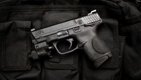 Monochrome Elegance of Modern Firepower wallpaper