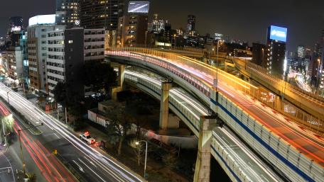 Interchange in Downtown Tokyo wallpaper