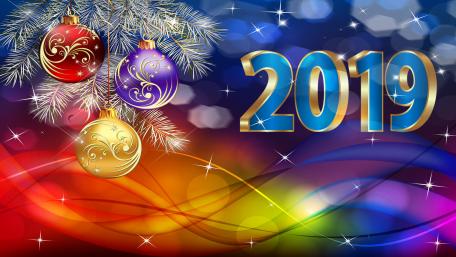 2019 New Year wallpaper