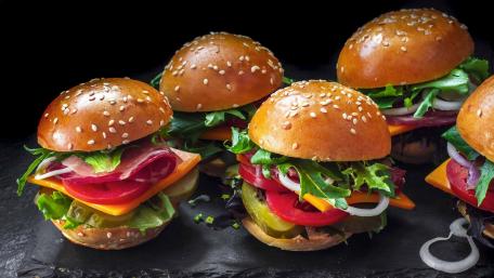 Hamburgers wallpaper