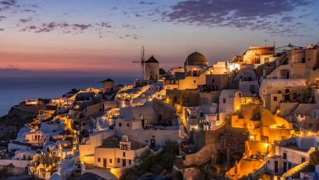 Thíra (Santorini, Greece) wallpaper