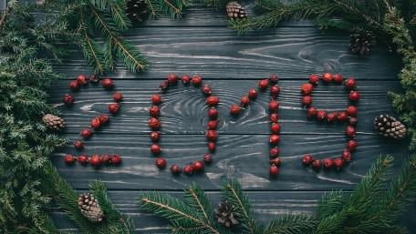 2019 New Year decoration wallpaper