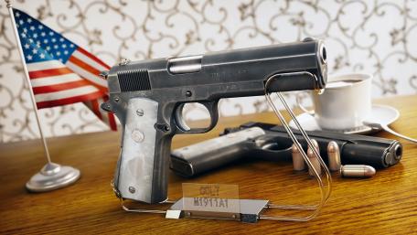 Colt M1911A1 Handgun Display wallpaper