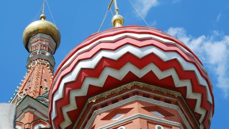 Saint Basil's Cathedral in Moscow wallpaper