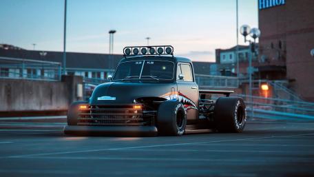 Midnight Racer Pickup Truck wallpaper
