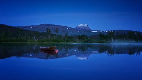 Langvatnet lake (Norway) wallpaper