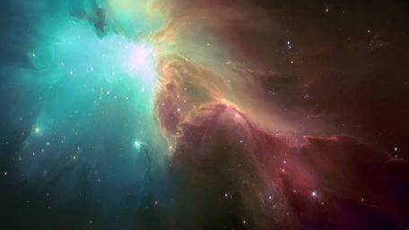 Mystical Clouds of the Cosmic Nebula wallpaper