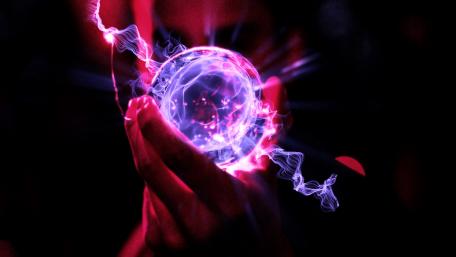 Energy ball wallpaper