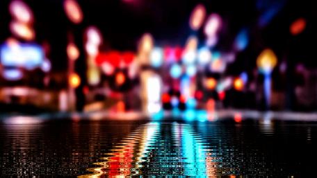 Rainy street wallpaper