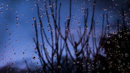 Rainy outside wallpaper