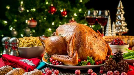 Thanksgiving dinner wallpaper