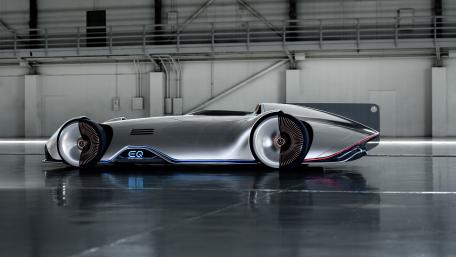 Mercedes Benz Vision EQ Silver Arrow concept car wallpaper