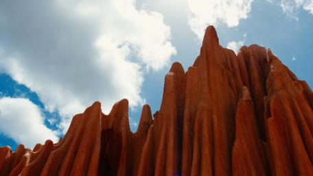 Majestic Badlands Rock Formation Wallpaper wallpaper