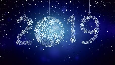 2019 Snowflakes wallpaper