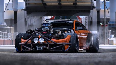Fierce Racing Machine Burst wallpaper