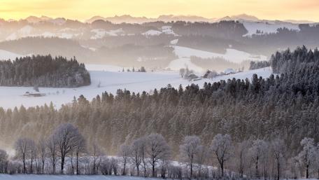 Hoary landscape wallpaper