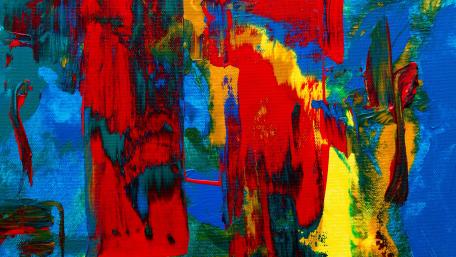 Colorful abstract painting art wallpaper