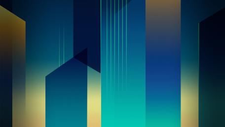 Dynamic Blue Lines and Angles for Modern Spaces wallpaper